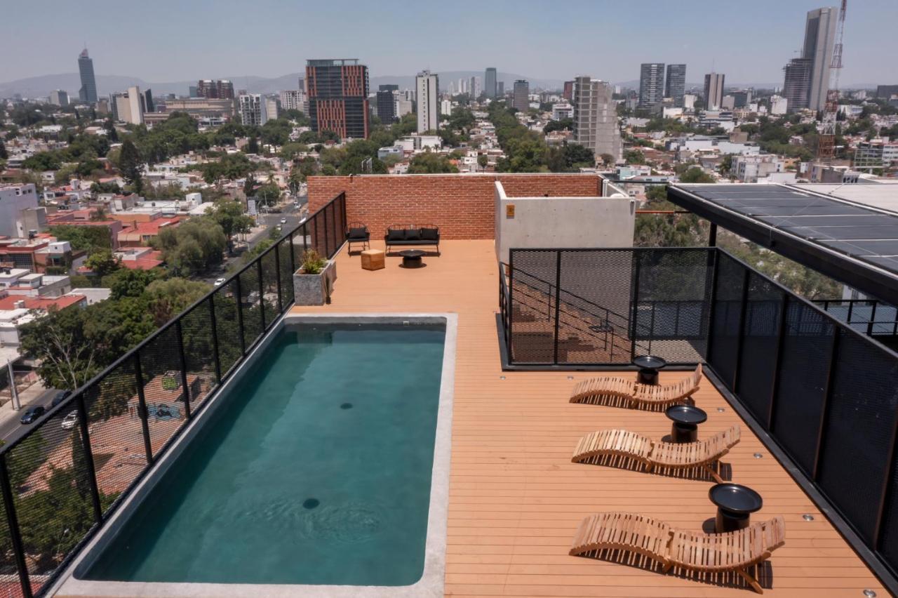 Апарт отель Tribeca Flat Witgdl Гвадалахара Экстерьер фото